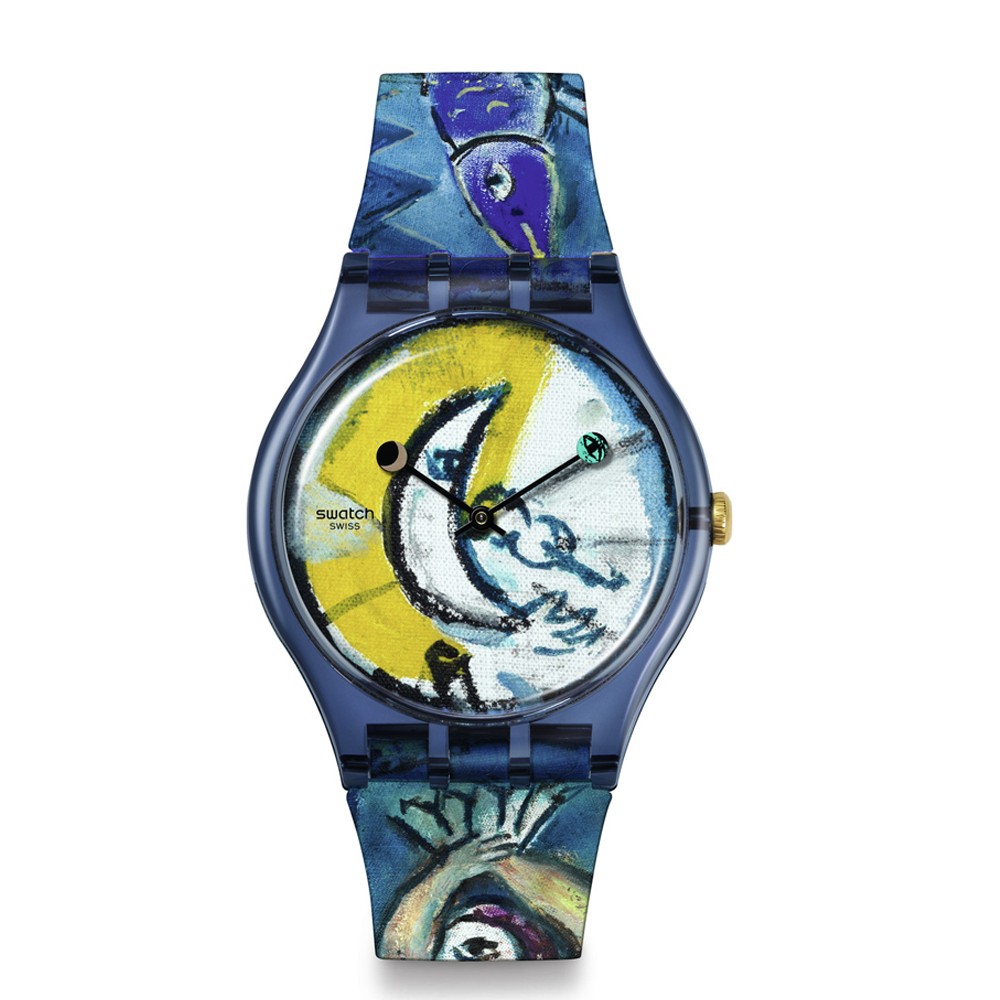 Swatch Chagall's Blue Circus Watch